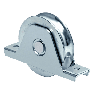 Rueda para Puerta Corrediza / 16 cm / Carga 640 kg / Fijación Inferior / Acero Galvanizado 1151-5570-001 COMUNELLO