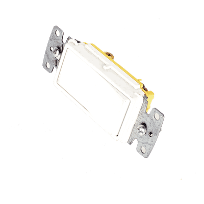 Interruptor Unipolar / 15 A / 120-277 V CA / Cableado Lateral y Trasero / 14-12 AWG / Interior Seco HUB-RSD-115W HUBBELL