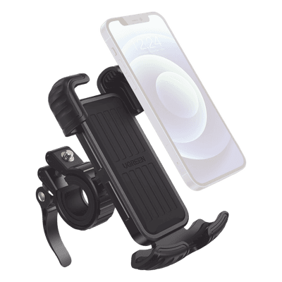 Soporte para Celular / Manillar de Motocicleta o Bicicleta / Anti Vibración / Rotación 360° / Liberación Rápida / Manillar 0.6'' a 1.75''