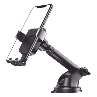 Soporte de Celular para Automóvil / Ventosa con Succión Fuerte / Rotación 360° / Brazo Telescópico Ajustable / Compatible 4.7'' a 7'' / Sujeción por Gravedad 60990B UGREEN