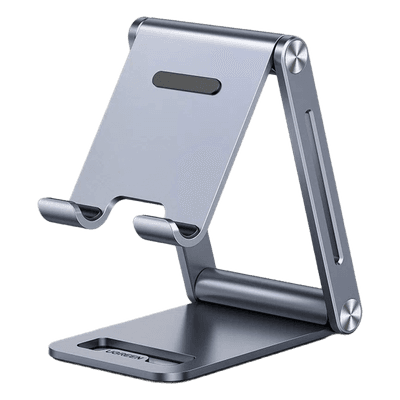 Soporte para Teléfono Celular / Aluminio / Ajustable / Plegable / 4.7'' a 7.9'' / Antideslizante