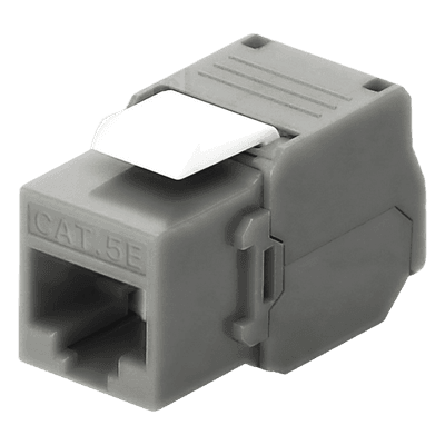 Módulo Jack Keystone / Cat5e UTP / Terminación 180° / RJ45 / 100 MHz / 328 pies LP-KJ-516-TTGY LINKEDPRO BY EPCOM