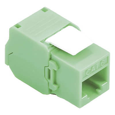 Módulo Jack Keystone / Cat5e / Toolless / Terminación 180° / RJ45 / Sin blindaje / Verde LP-KJ-516-TTGR LINKEDPRO BY EPCOM