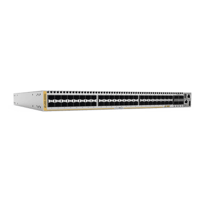 Switch Stackable Capa 3 / 48 puertos 1/10G SFP+ / 4 puertos 40/100G QSFP28 / Stacking 4 grupos AT-X950-52XSQ ALLIED TELESIS