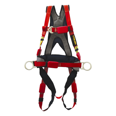Arnés de Cuerpo Completo / Parada de Caídas y Posicionamiento / Cintas Poliéster 45 mm / Resistencia >2500 kg / Aislamiento PVC / Unitalla 5460T TULMEX
