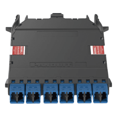 Cassette HD Flex / 12 Fibras Monomodo OS2 / MPO a 6 LC Duplex / Polaridad Universal / 0.75 dB Pérdida de Inserción FHC9N-12-10U PANDUIT