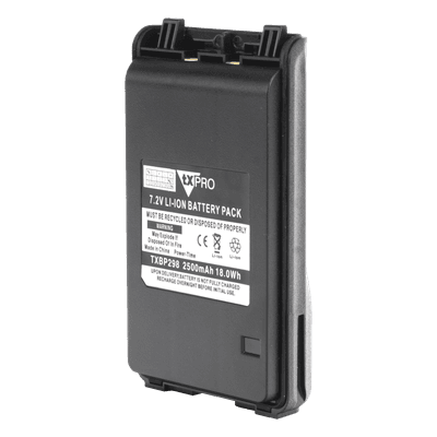 Batería Li-Ion / 2500 mAh / Sin Efecto Memoria / Baja Autodescarga / Clip Integrado TXBP298 TXPRO