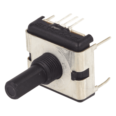 Potenciómetro de Panel / 22 mm / 100 kΩ / 3/4 W / 1 Vuelta / 270° Eléctrico PCW1J-C28-KAB104L SYSCOM