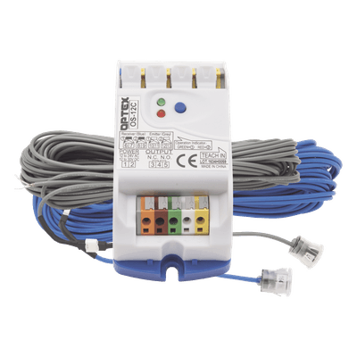 Sensor de Seguridad Infrarrojo Activo / Haz Único / Cabezales 15 mm / Puertas Automáticas / Terminales sin Tornillos OS12CT OPTEX
