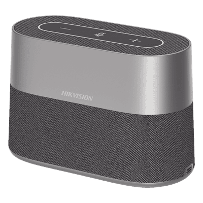 Micrófono y Bocina para Conferencias / Arreglo de 8 Micrófonos 360° / Rango 5 m (16.4 ft) / Cancelación de Eco y DNR / USB-C Plug-and-Play / 3.5 mm para Audífonos DS-UAC-S1V HIKVISION