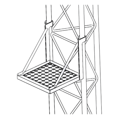 Plataforma de Descanso / Torre STZ35G / Diseño Ergonómico / Resistente a Clima Extremo / Instalación Rápida S-PLD-Z35G SYSCOM TOWERS