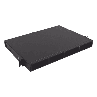 Distribuidor de Fibra Óptica de Alta Densidad / 96 Fibras / 1 UR / 19 Pulgadas / 4 Placas Adaptadoras Modulares LVE-1U-MS-C01A SIEMON
