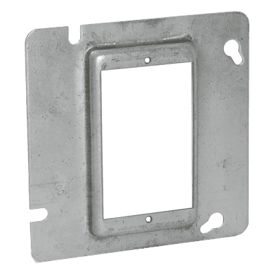 Sobretapa Cuadrada / Acero Galvanizado / 4.688 x 4.688 x 0.5 in / Capacidad 3.5 in³ / UL Listed HUB-837 RACO