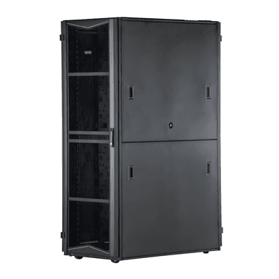 Gabinete para Centros de Datos / 45 UR / 800 mm Ancho / 1070 mm Profundidad / 2.62 ft x 3.51 ft / Acero / Negro XG84512BS0001 PANDUIT