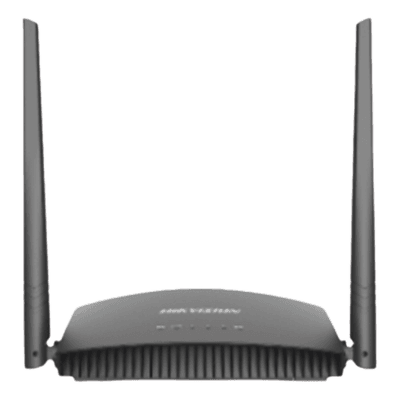 Router Inalámbrico / IEEE 802.11n 2.4 GHz / 300 Mbps / 4 Puertos LAN 10/100 Mbps / 2 Antenas 5 dBi / Beamforming DS-3WR3N HIKVISION