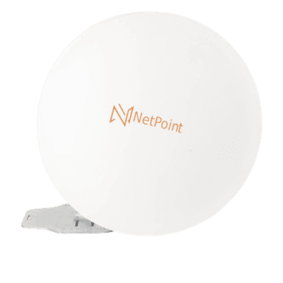 Antena Direccional Parabólica / 4.9-6.4 GHz / 37 dBi / 120 cm (3.9 ft) / Polarización Slant 45° y 90° / Alcance hasta 100 km (328,084 ft) NPX3GEN3 NetPoint