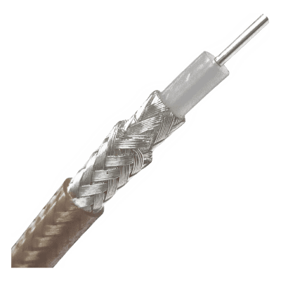 Cable Coaxial / RG-316 / MIL-C-17 / 50 Ohms / 2.49 mm OD / Blindaje 40-60 dB / 0.82 m (2.7 ft) M17RG316 Times Microwave