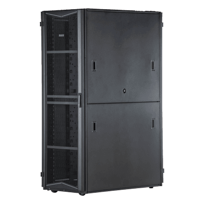 Gabinete para Centros de Datos / 45 UR / 600 mm (1.97 ft) Ancho / 1070 mm (3.51 ft) Profundidad / Acero / Negro