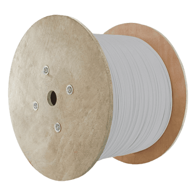 Bobina de Cable Blindado F/UTP / Cat6A / 23 AWG / 305 m (1000 pies) / 10GBase-T / 500 MHz / CM / Blanco 9A6M4-A5-02 SIEMON