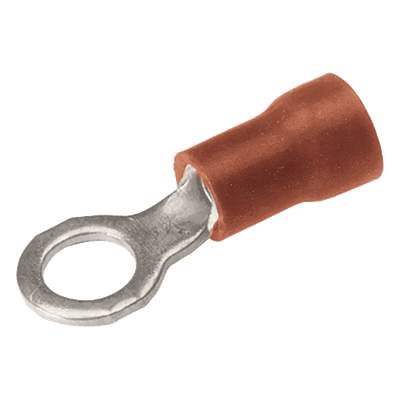 Terminal de Ojillo / 22-16 AWG / Tornillo 1/8 in (3 mm) / Cobre Estañado / Aislamiento Vinilo / 0.74 in (19 mm) HUB-TP1-66 HUBBELL BURNDY