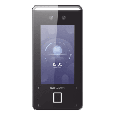 Terminal de Reconocimiento Facial / Pantalla Táctil 4.3 pulgadas / Wi-Fi / IP65 / Alcance 0.3 a 1.5 m (0.98 a 4.92 ft) / 3,000 Usuarios / 150,000 Eventos / WDR / QR / Videoportero DS-K1T341CMFW HIKVISION