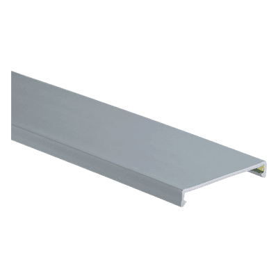 Tapa para Canaleta Ranurada / 2 in Ancho / 1828.8 mm (6 ft) Largo / PVC Sin Plomo / UL94 V-0 / Negro