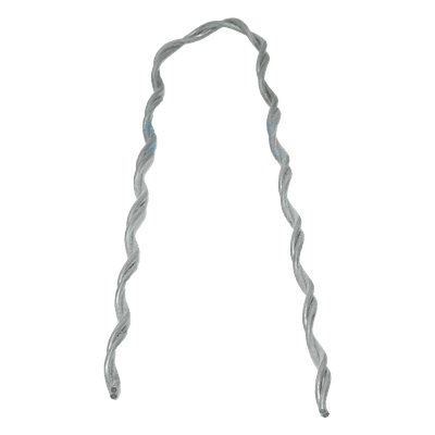 Remate Preformado para Cable Guía de Acero / Acero Galvanizado / Ø 1.2 - 1.3 mm / Tensión 1300 N / Longitud 160 mm (0.52 ft) / Instalación sin Herramientas DE-2525 PLP