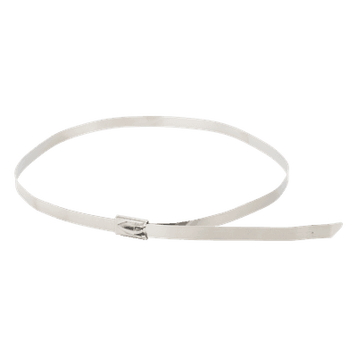 Cincho de Acero Inoxidable / 4.6 mm x 360 mm (1.18 ft) / 60 kg Tracción / 10 piezas / -40°C a +85°C ST-CT360 SYSCOM TOWERS