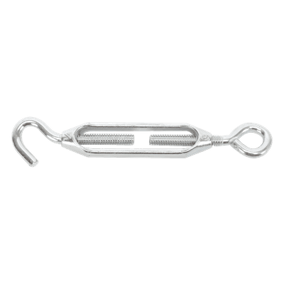 Tensor de Cable / Ojo-Gancho / 1/4 in / Carga 150 kg / Carrera 2-1/8 in / Aleación de Zinc / Galvanizado en Caliente