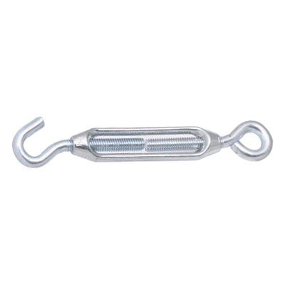 Tensor Ojo-Gancho / 5/16 in / Carga 300 kg / Carrera 2-5/8 in / Aleación de Zinc / Galvanizado en Caliente