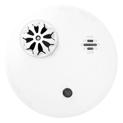 Detector de Temperatura Inalámbrico / Alerta a 57°C / Buzzer 85 dB / Cifrado AES-128 / Autónomo / Interior