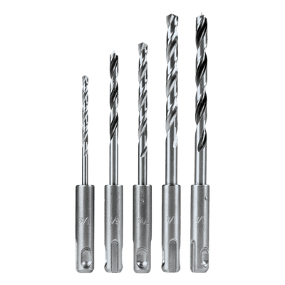 Juego de Brocas SDS-PLUS / 5 Piezas / HSS-G 135° / Punta Brad / Madera y Metal B59243 MAKITA