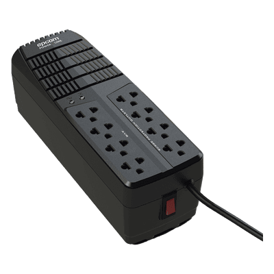 Regulador de Voltaje AVR / 2000 VA / 1000 W / 8 Contactos / Protección RJ11 / Rango 95-148 VCA EPL2000AVR EPCOM POWERLINE