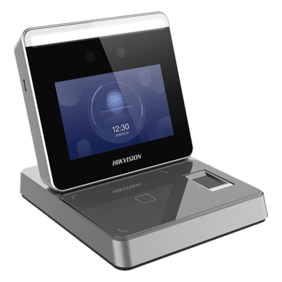 Enrolador IP Biométrico / Pantalla 3.97" HD / Reconocimiento Facial 0.2s / MIFARE EM DESFire FeliCa / TCP/IP / Interior / -10°C a +50°C (14°F a +122°F) DS-K1F600U-D6E-F HIKVISION