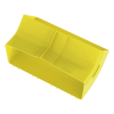 Bajada Vertical Interior / Ángulo 45º / Canaleta 12x4 pulgadas / Radio de Curvatura 50.8 mm / Color Amarillo / UL Listed FRIV4512X4LYL PANDUIT