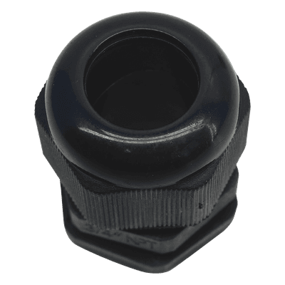 Conector Tipo Glándula / Rosca NPT 3/4" / Rango Cable 10-16 mm / Plástico Industrial / Color Negro