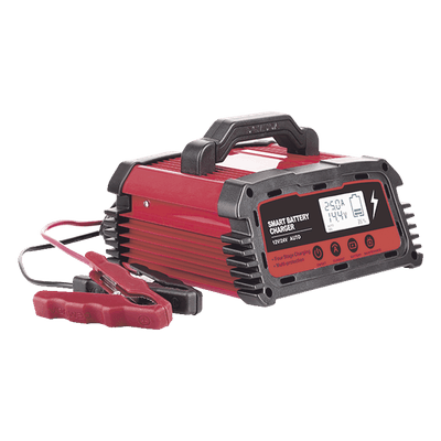 Cargador de Baterías / 12 o 24 Vcc / 25 A / Hasta 250 Ah / Display LCD / Entrada Universal AC 110-220 V CHR-250 EPCOM POWERLINE