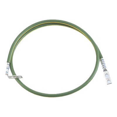 Jumper de Aterrizaje para Racks / 6 AWG / Terminal 90° / 0.60 m (2 ft) / StructuredGround RGEJ624PFY PANDUIT