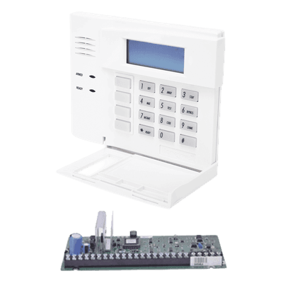 Tarjeta panel de alarma VISTA-48LA / Teclado numérico 6150 / 48 zonas / 40 inalámbricas 5800 / 3 particiones / 8 teclados / Sin gabinete