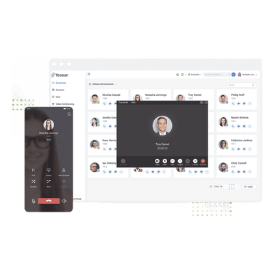Extensión Anual PBX Cloud / Call Center Avanzado / 500 Min Grabación / 5 Dispositivos por Extensión / CRM y SBC Integrados YCM-CLOUDEP-EXT YEASTAR