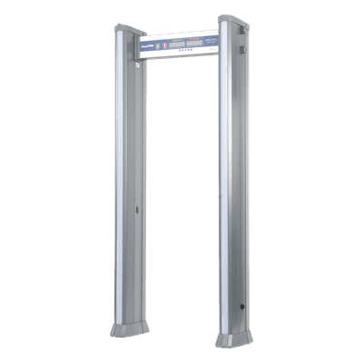 Arco detector de metales / 18 zonas independientes / Uso 100% exterior / Contador de personas / Detección ferrosa y no ferrosa / 50+ inspecciones/minuto APMESC18EXT2 ACCESSPRO