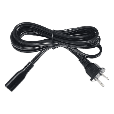 Cable de Alimentación CA / 120-240 Vca / 18 AWG / 2 Conductores / 1.8 m (5.91 ft) / Clavija Tipo A / UL ACCORD2-1.8M EPCOM POWERLINE