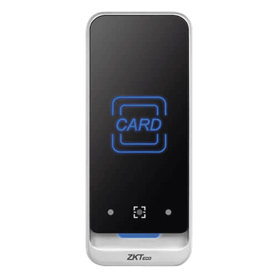 Lector de Código QR y Proximidad / IP65 / Carcasa Metálica / Wiegand 26 Bits / RS485 OSDP / 125 kHz / 16.4 ft QR600VE ZKTECO