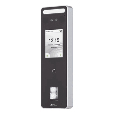 Terminal Facial y Huella Autónoma / 500 Rostros / 3,000 Huellas / Pantalla 2.4" / IP65 / ADMS / RFID SPEEDFACE-V3L-FP ZKTECO