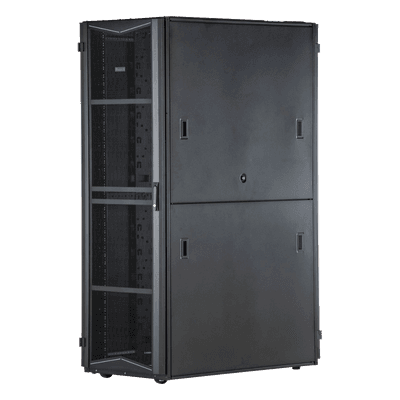 Gabinete para Centros de Datos / 42 UR / 700 mm (2.3 ft) Ancho / 1200 mm (3.9 ft) Profundidad / Acero / Negro XG74222BS0001 PANDUIT