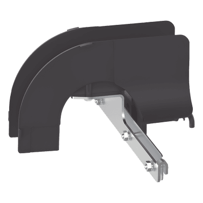 Bajada de Cable / 2 in / Control de Radio de Curvatura / Acero con Recubrimiento en Polvo / Negro PWBSPJ2BL PANDUIT
