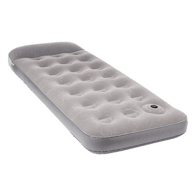 Colchón Inflable Individual / Bomba de Pie Integrada / 35 Resortes / 185cm x 76cm x 22cm (6.1ft x 2.5ft x 0.7ft) 25516 COLEMAN