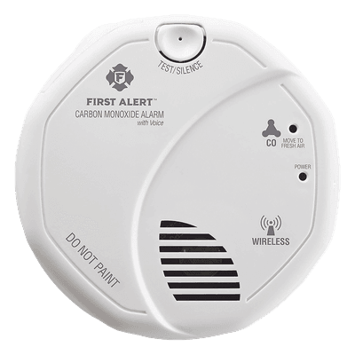 Alarma de Monóxido de Carbono / Sensor Electroquímico / Interconexión Inalámbrica / Alerta de Voz 85 dB / Ubicación por Voz / Alimentación por Batería