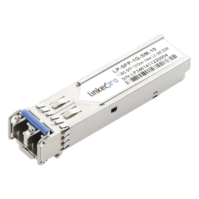 Transceptor Óptico SFP / Monomodo 1310 nm / 1.25 Gbps / 1000BASE-LX / LC/UPC Dúplex / DDM / 10 km (6.2 mi)