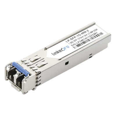 Transceptor SFP / Multimodo / 1310 nm / 1.25 Gbps / 1000BASE-SX / LC/UPC Dúplex / DDM / 2 km (6561.7 ft) LP-SFP-1G-MM-2 LINKEDPRO BY EPCOM